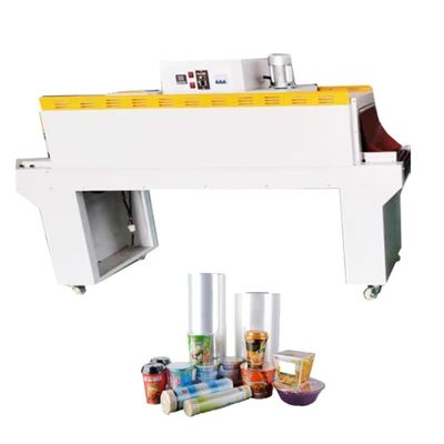 kwaliteit  Semi-automatic Beverage L Type Sealing Cutting Packing Machine With Thermo Shrink Tunnel fabriek