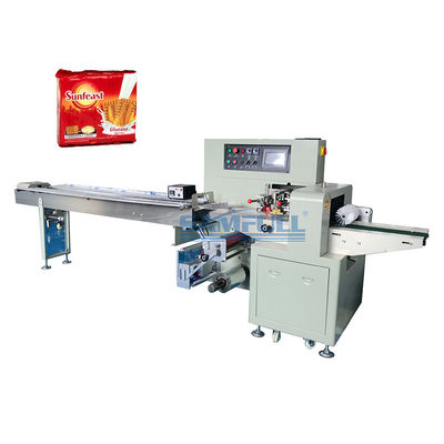 Volledige automatische van de de verpakkingsmachine van het koekjesdeeg het hoofdkussen verpakkende machine
